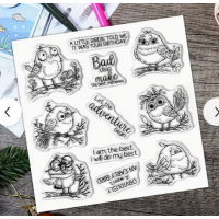 CMP Set Stansen en stempels vogel thema (CMP-stempel en stans 001)